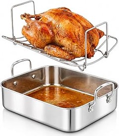 Instrucciones para usar un asador de horno para preparar pavos