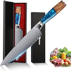 Comparativa de los mejores cuchillos de acero damasco para chefs