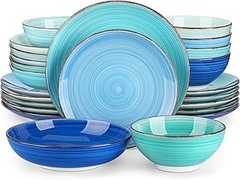 Descubre las mejores marcas de vajillas rústicas azules