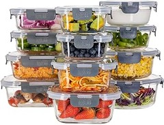 Recipientes herméticos para meal prep
