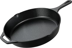 Sartenes hondas de hierro fundido perfectas para asados