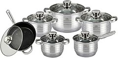 Sets de cazuelas de acero inoxidable