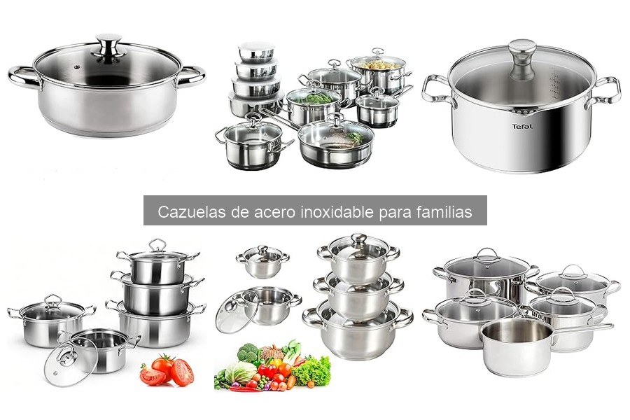 Accesorios Esenciales para Cazuelas de Acero Inoxidable