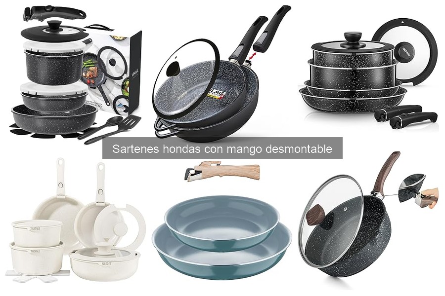 Accesorios imprescindibles para sartenes hondas desmontables