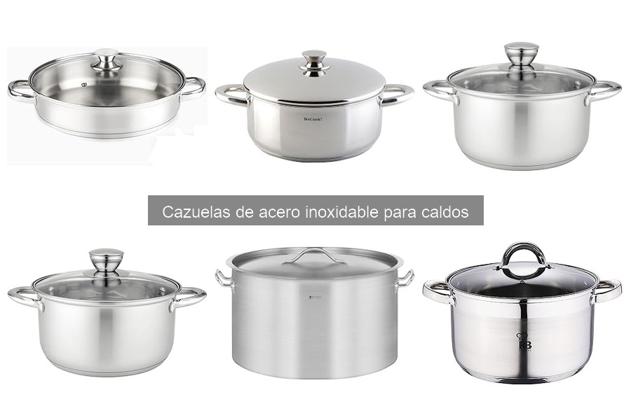 Alternativas a cazuelas de acero inoxidable para caldos