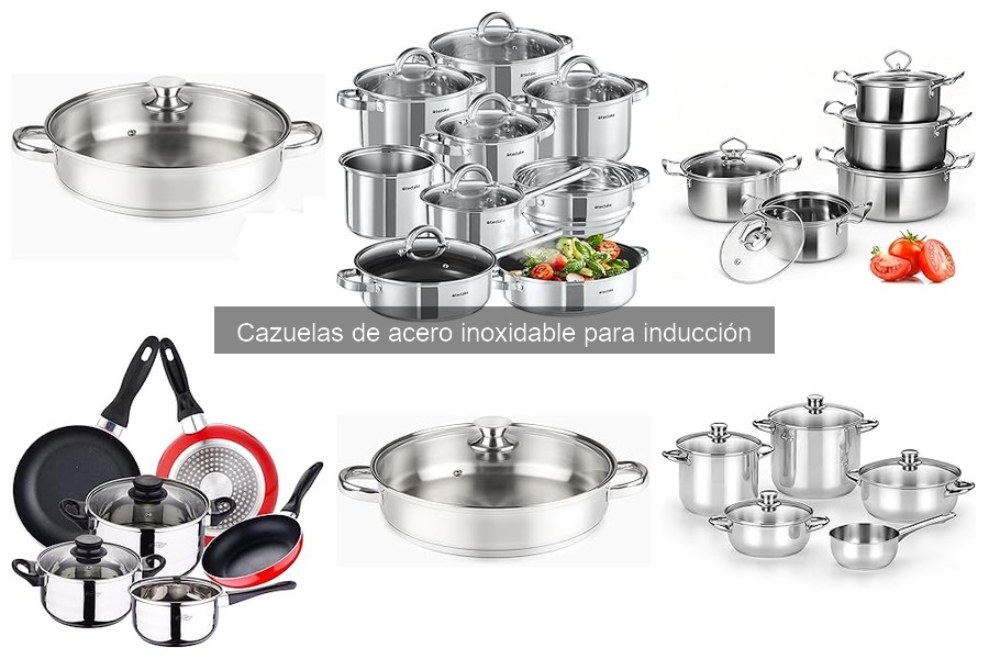 Alternativas a Cazuelas de Acero Inoxidable para Inducción