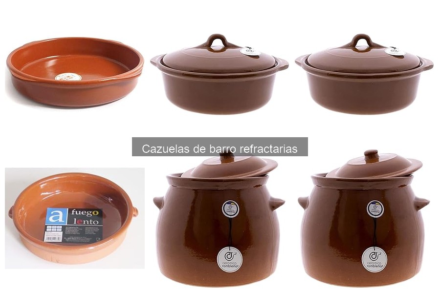 Alternativas a cazuelas de barro refractarias para cocinar
