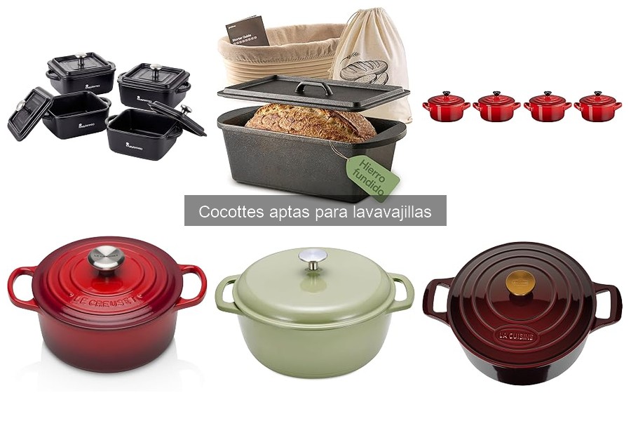 Alternativas a cocottes aptas para lavavajillas: opciones útiles