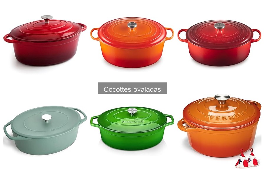 Alternativas a Cocottes Ovaladas: Mejores Utensilios de Cocina