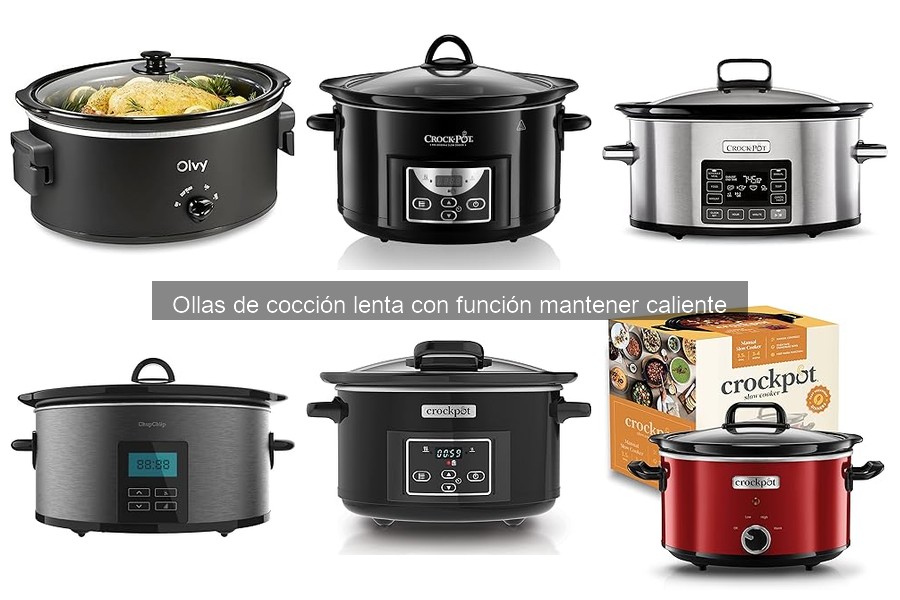 Alternativas a las ollas de cocción lenta con mantener caliente