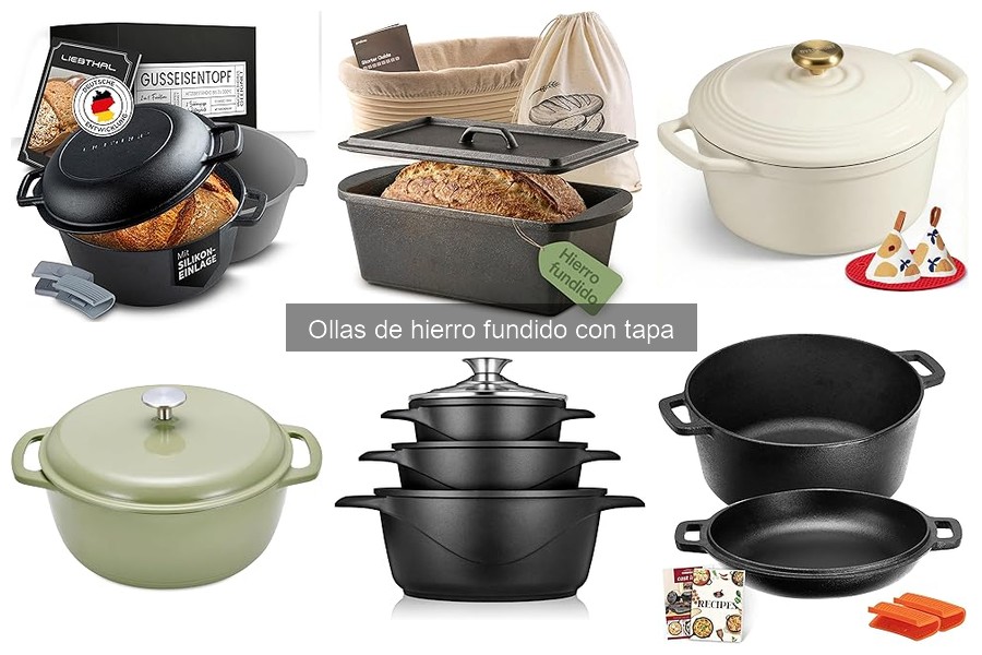 Alternativas a las ollas de hierro fundido con tapa