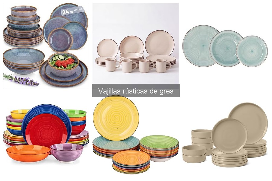 Alternativas a las vajillas rústicas de gres en tu cocina