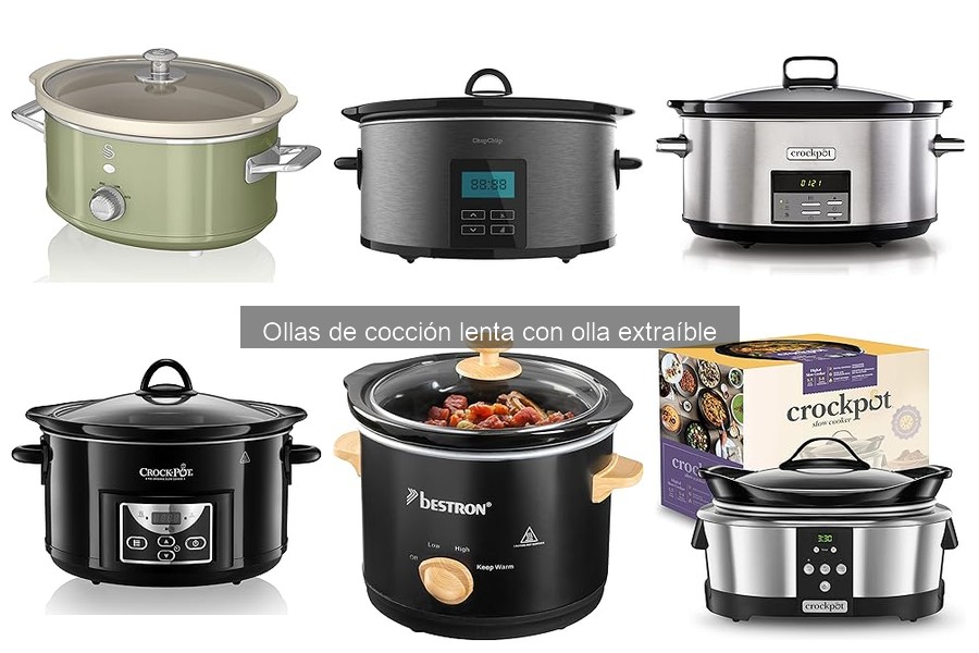 Alternativas a ollas de cocción lenta con olla extraíble