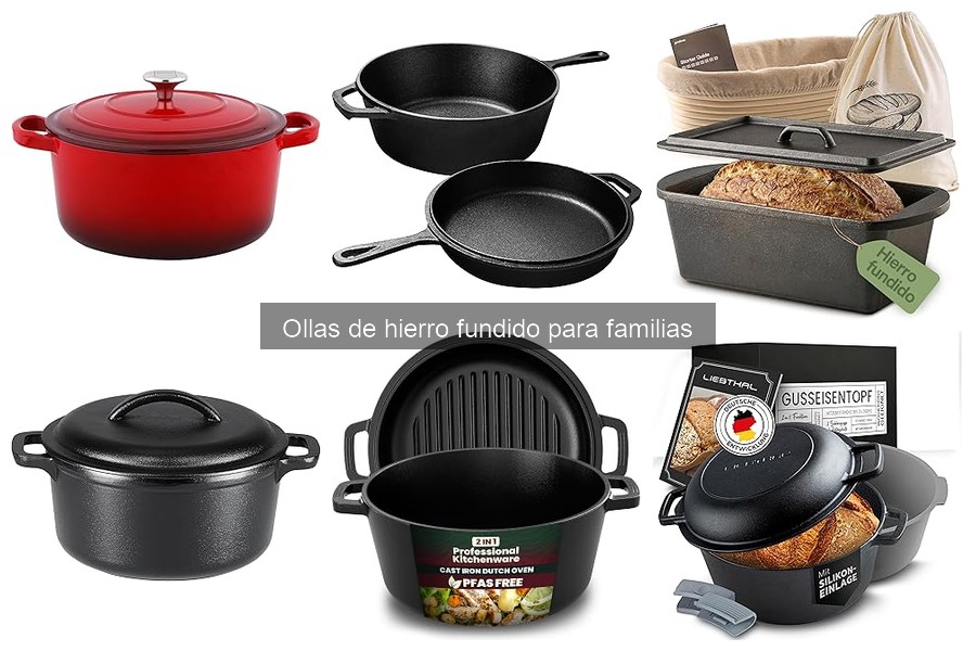 Alternativas a ollas de hierro fundido: opciones prácticas