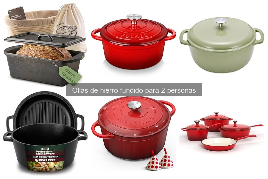 Alternativas a Ollas de Hierro Fundido para 2 Personas
