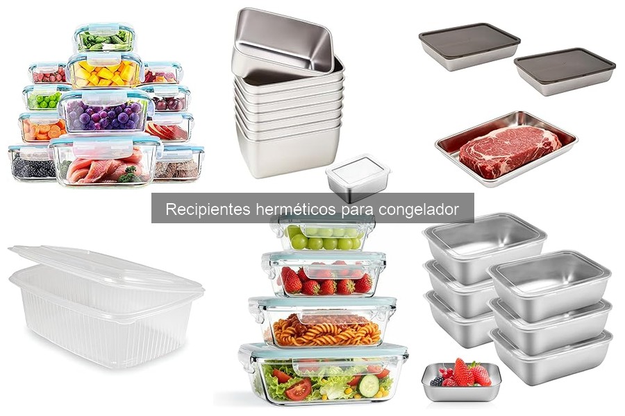 Alternativas a recipientes herméticos para congelador