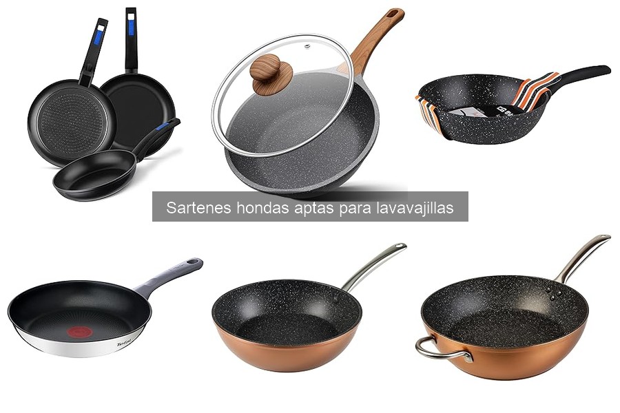 Alternativas a sartenes hondas aptas para lavavajillas
