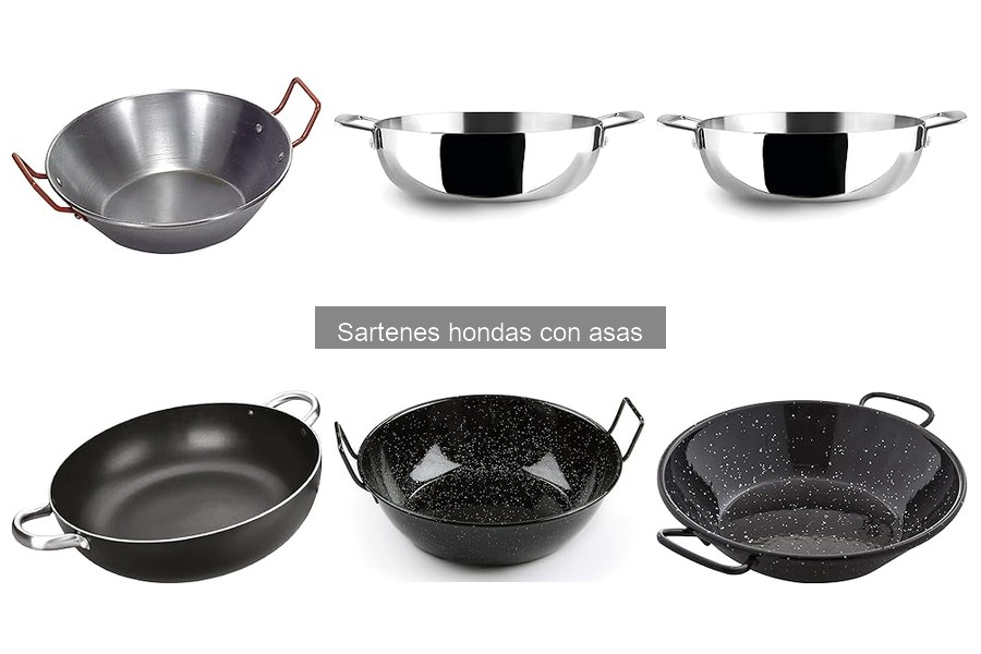 Alternativas a Sartenes Hondas con Asas para Cocinar