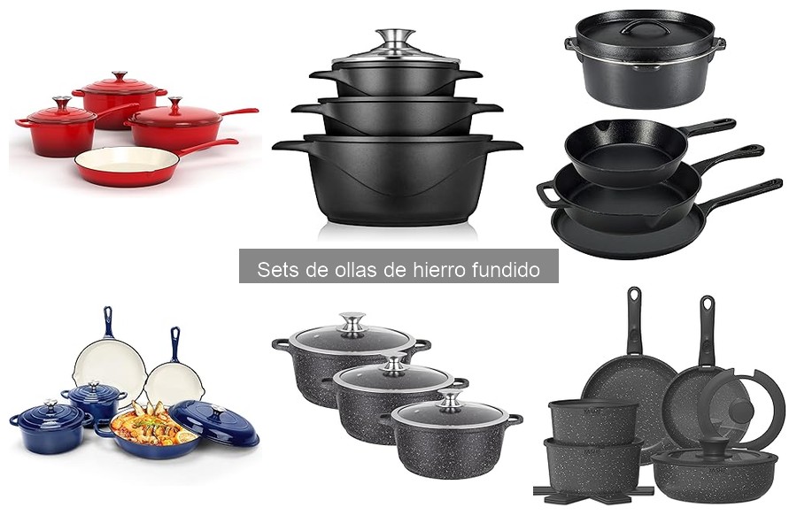 Alternativas a sets de ollas de hierro fundido: guías y opciones
