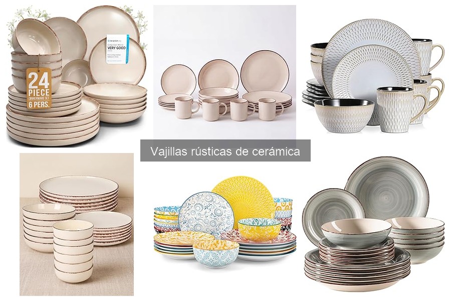 Alternativas a vajillas rústicas de cerámica para tu hogar