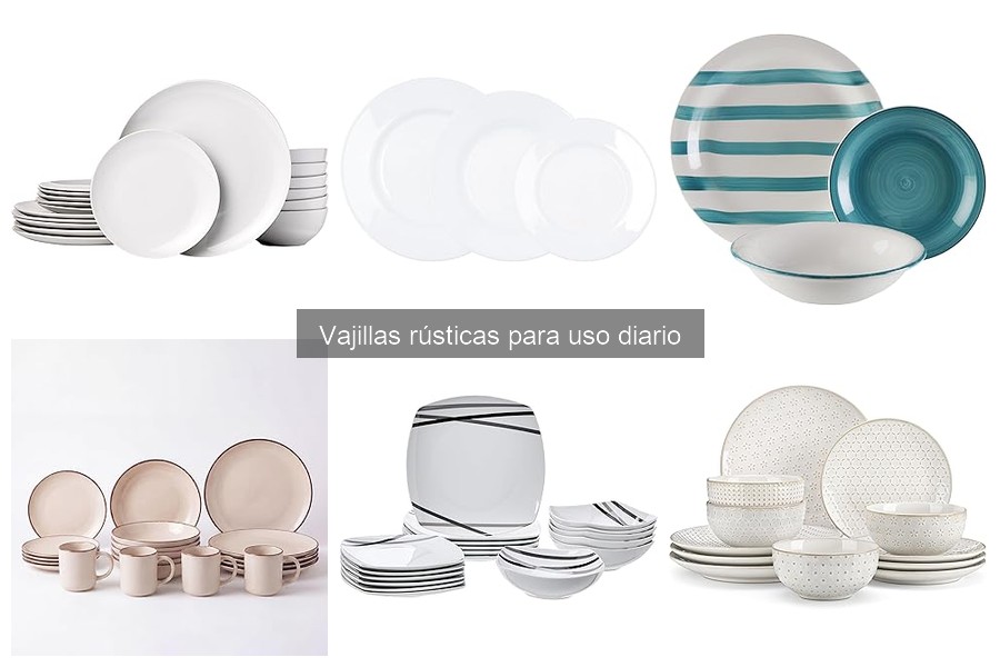 Alternativas a Vajillas Rústicas para Uso Diario