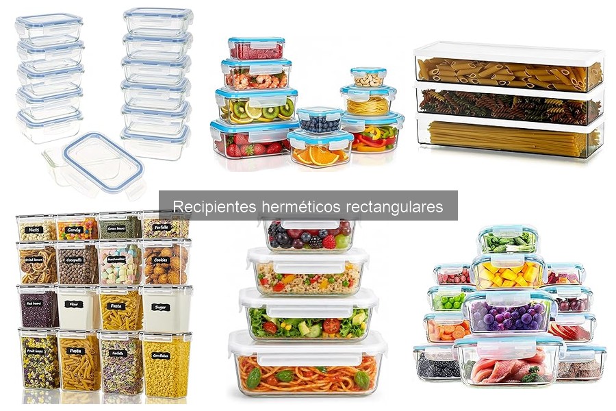Alternativas Ecológicas a Recipientes Herméticos Rectangulares