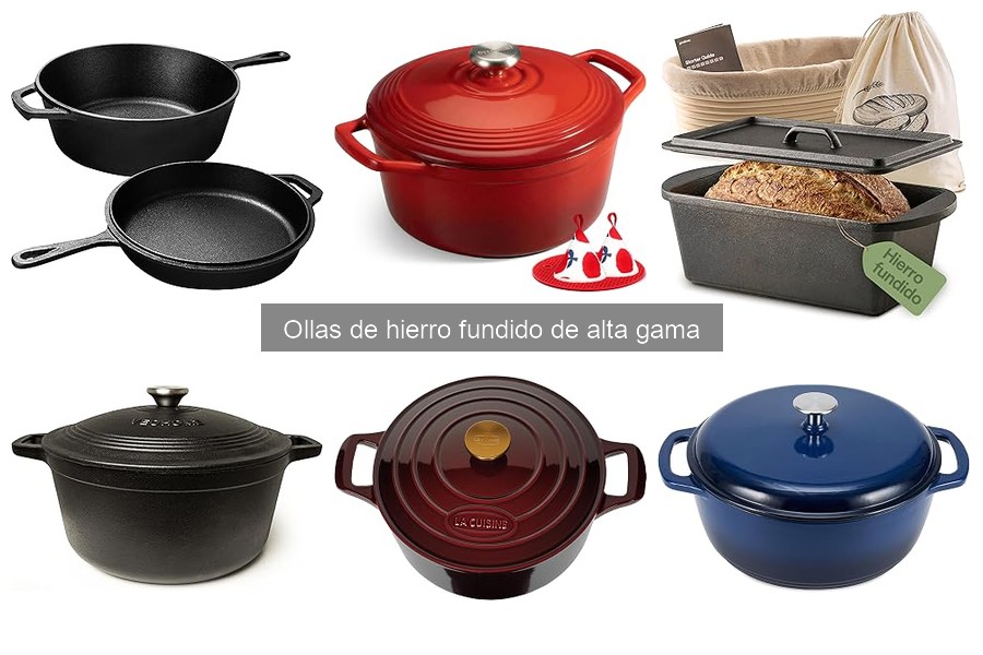 Beneficios de cocinar con ollas de hierro fundido para la salud