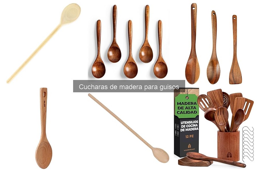 Beneficios de las cucharas de madera vs utensilios de plástico