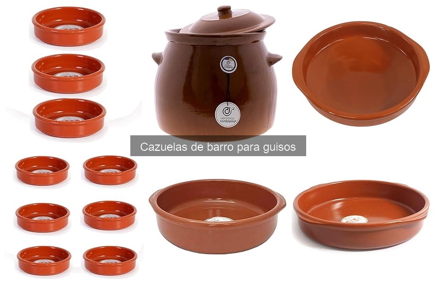 Beneficios de usar cazuelas de barro para guisos