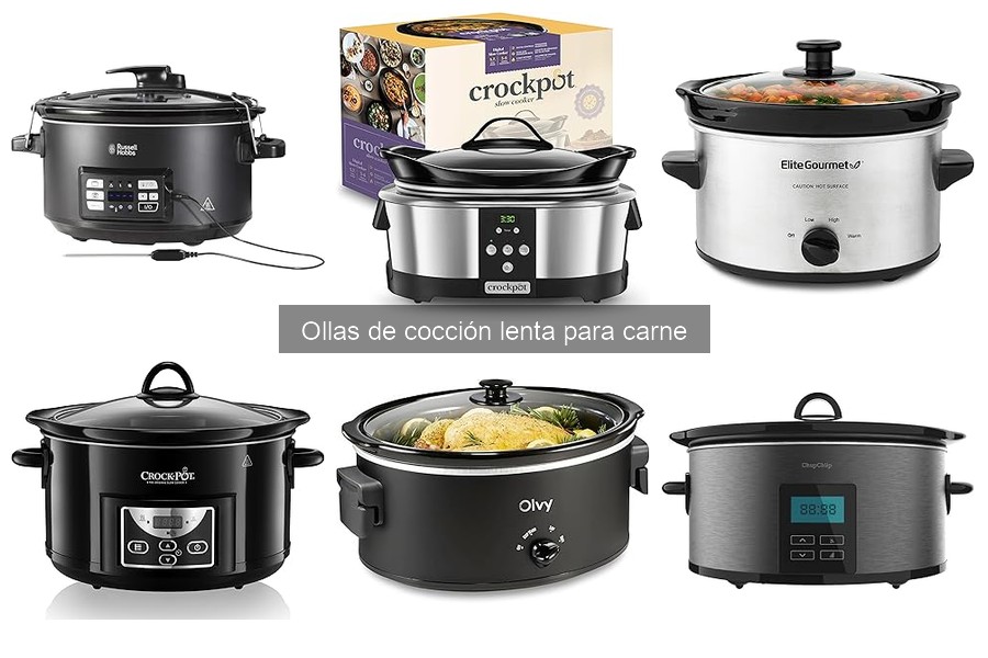 Capacidad ideal de olla de cocción lenta para familias
