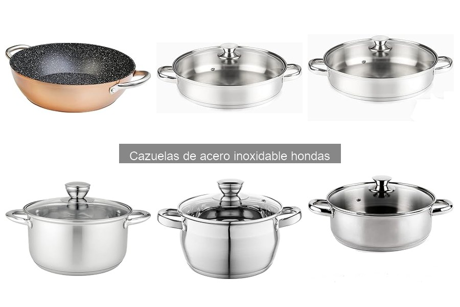 Características y Usos de las Cazuelas de Acero Inoxidable Hondas