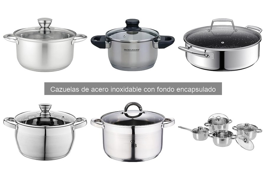 Cazuelas de acero inoxidable vs. cazuelas de aluminio