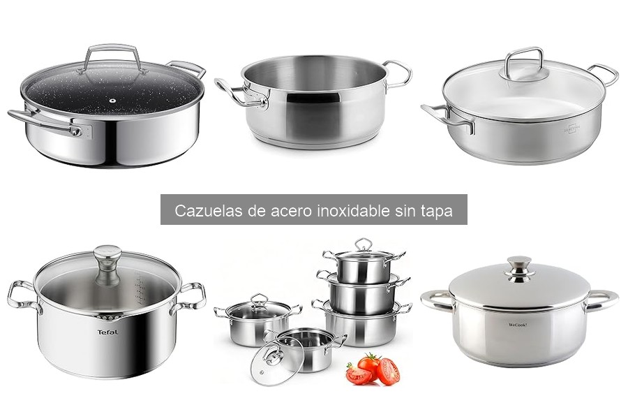 Cazuelas sin tapa vs. con tapa: Ventajas y desventajas