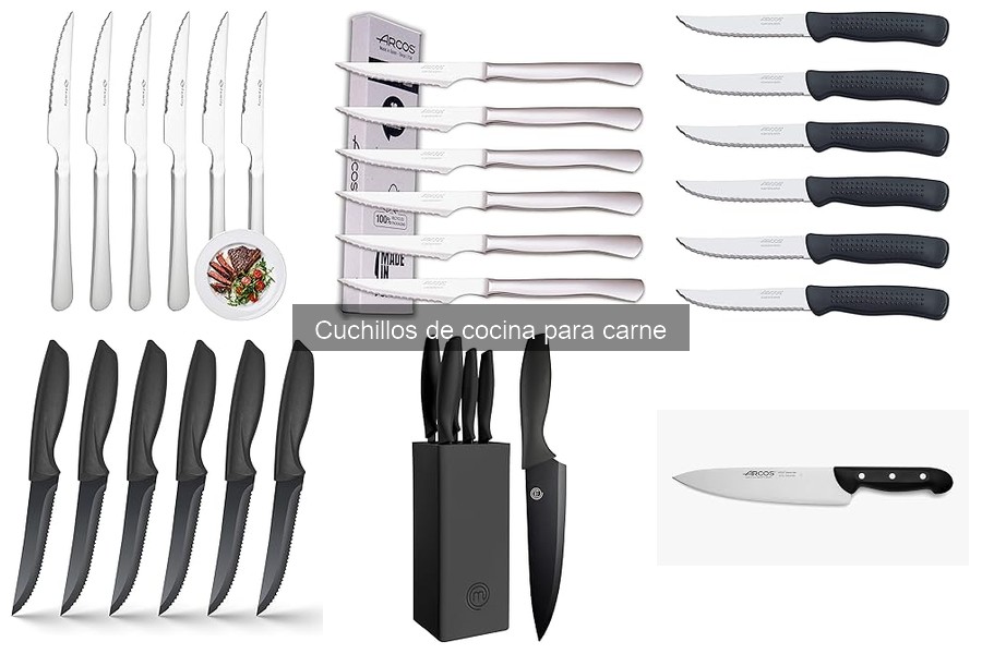 Cómo afilar y mantener cuchillos de cocina para carne
