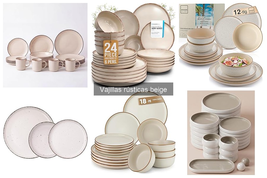 Cómo Decorar Mesas con Vajillas Rústicas Beige