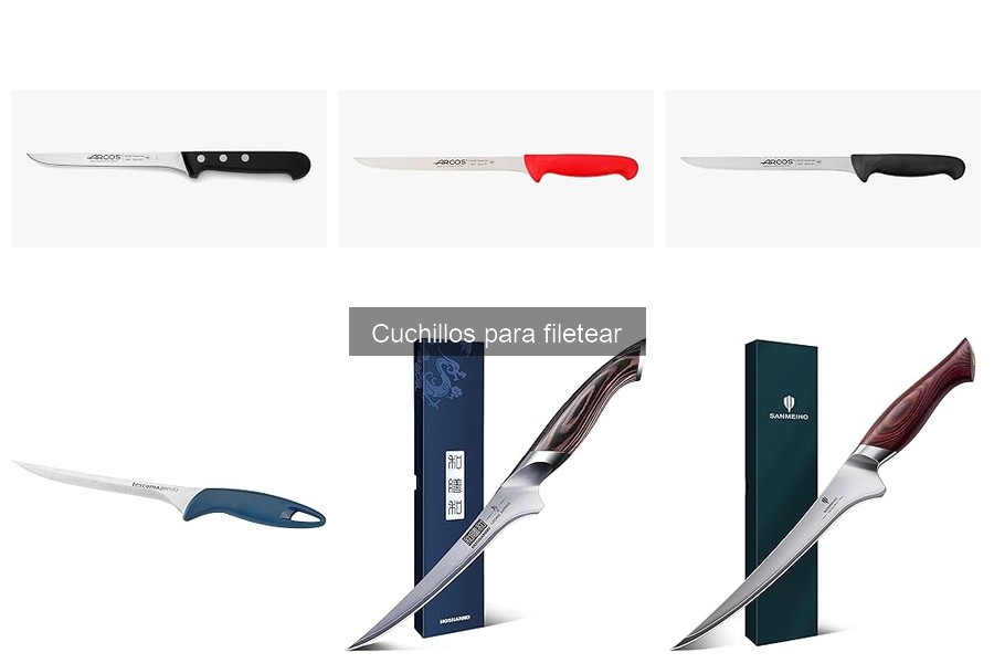 Cómo elegir el cuchillo para filetear ideal para ti