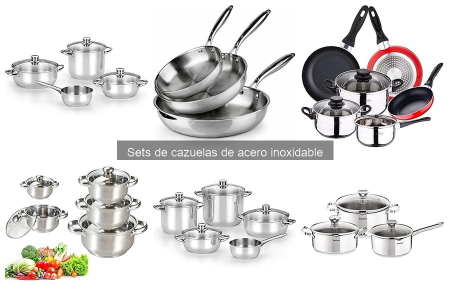 ** Cómo elegir el mejor set de cazuelas de acero inoxidable