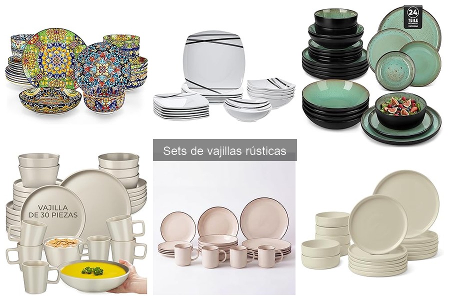 ** Cómo elegir el mejor set de vajillas rústicas para tu hogar