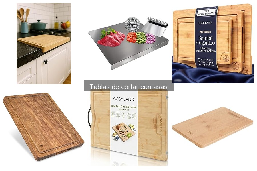 Cómo elegir el tamaño ideal de una tabla de cortar con asas