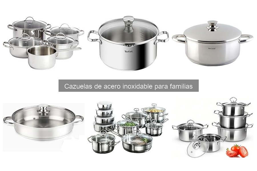 Cómo elegir la mejor cazuela de acero inoxidable para familias