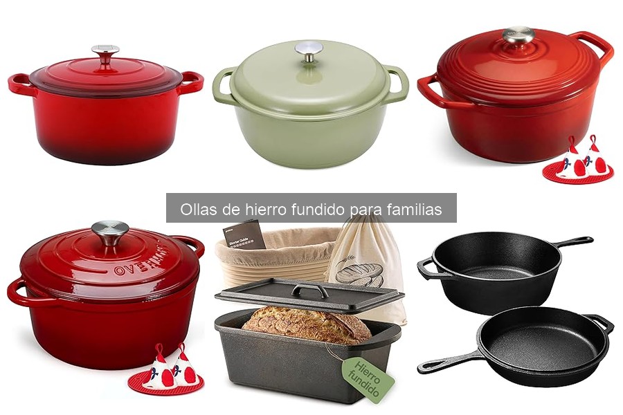 Cómo elegir la mejor olla de hierro fundido para familias