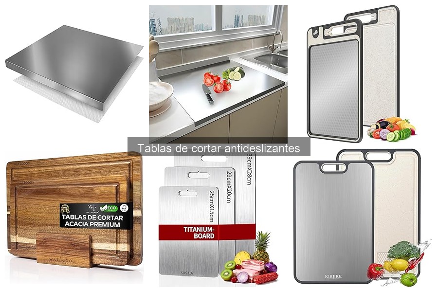 Cómo limpiar y mantener tablas de cortar antideslizantes