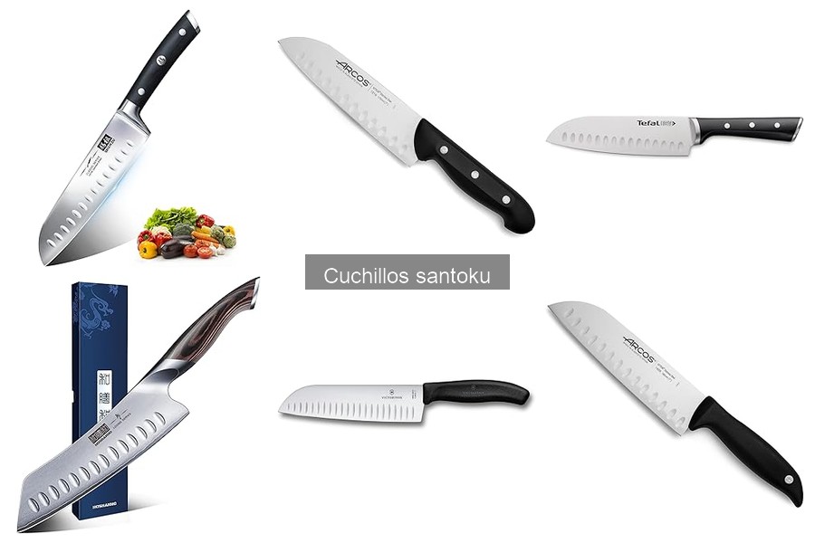 Cómo usan los chefs el cuchillo santoku en la cocina