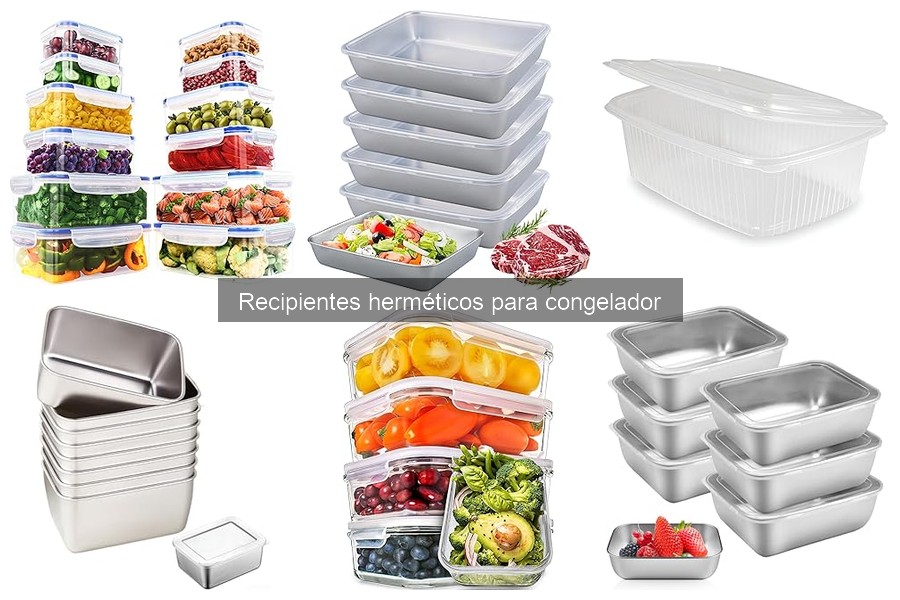 Cómo usar recipientes herméticos para congelar alimentos