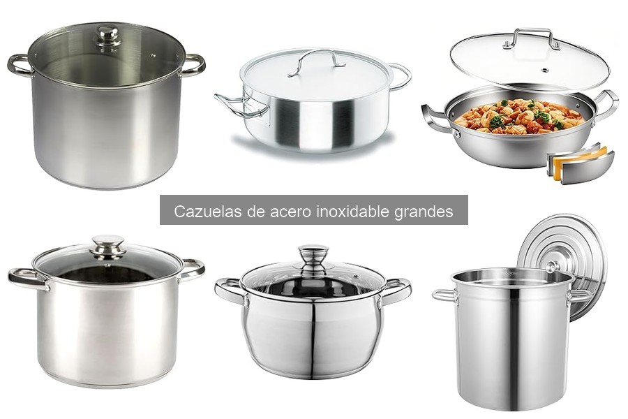 Cómo utilizar correctamente una cazuela de acero inoxidable grande