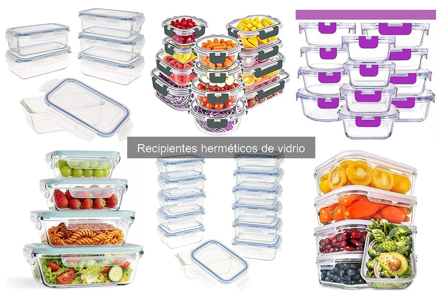 Cómo utilizar recipientes herméticos de vidrio eficazmente