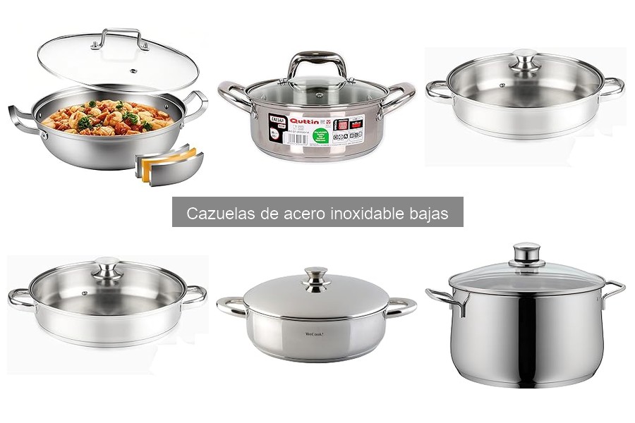 Comparativa: Cazuelas de Acero Inoxidable vs Cerámicas