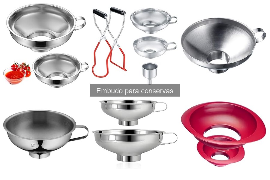 Comparativa de embudos para conservas: precios y características