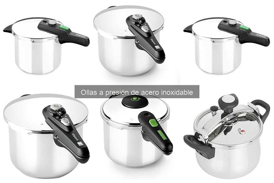 Comparativa de ollas a presión de acero inoxidable