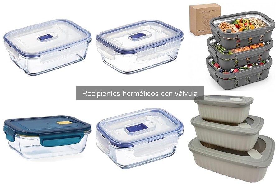 Comparativa de recipientes herméticos: ¿con o sin válvula?